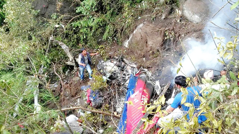 Chopper Crashed in Taplejung, Nepal, Including Tourism & Civil Aviation Minister Rabindra Adhikari & six others death